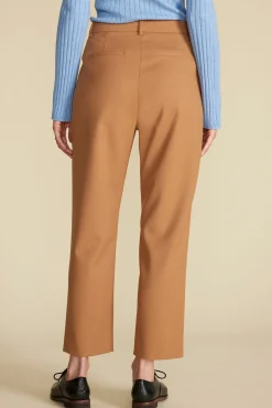 Pants^Amour Vert Taper Tailored Ankle Trouser Camel