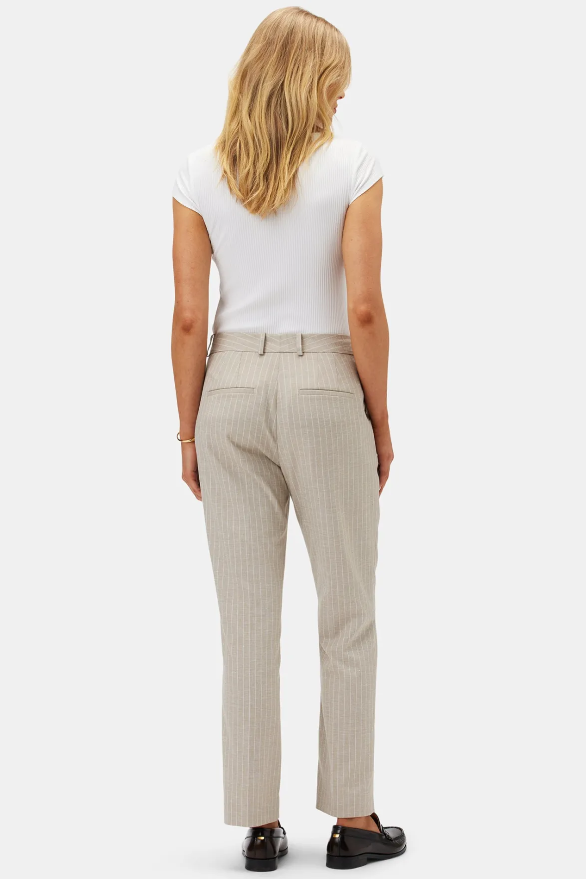 Pants|Clearance^Amour Vert Taper Trouser SanDiegoStripeNatural