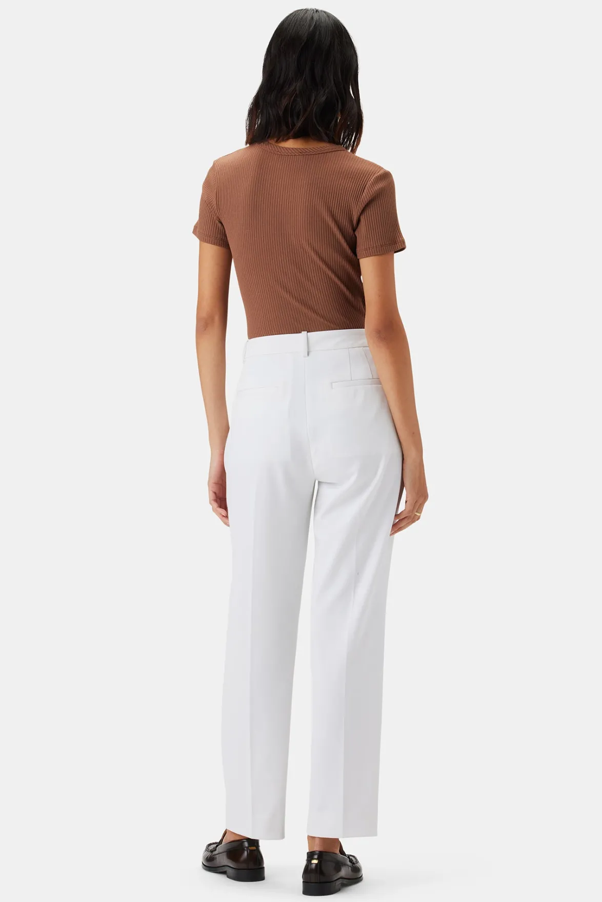 Pants|Clearance^Amour Vert Taper Trouser White