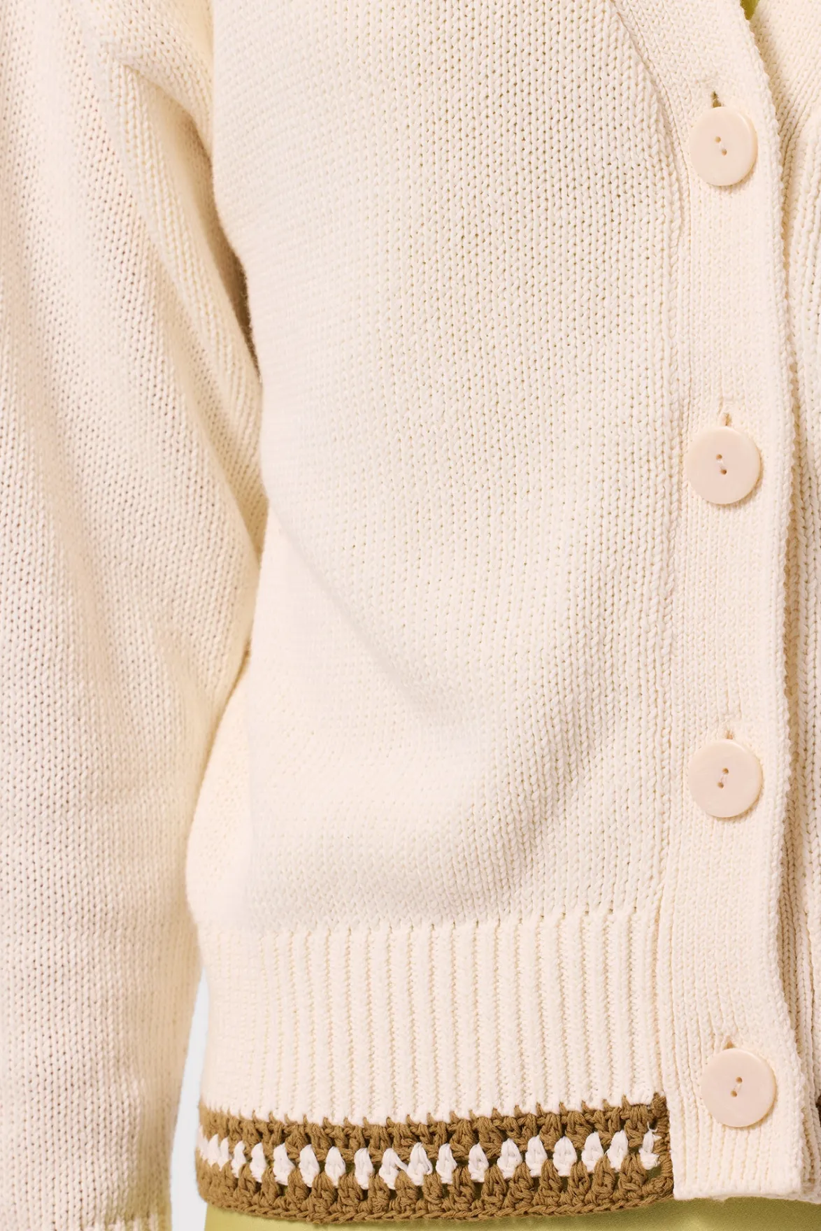 Sweaters & Cardigans|Clearance^Amour Vert Texture Cardigan IvoryElm