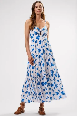 Dresses|Clearance^Amour Vert Tie Front Dress AixBlue