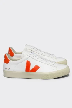 Shoes^Amour Vert Veja Campo Sneaker WhiteandOrangeFluo