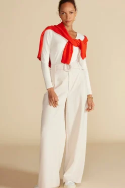 Pants|Clearance^Amour Vert Victoire Wide Leg Pant Ivory