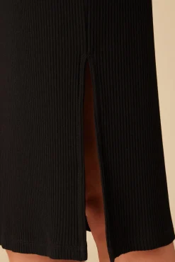 Skirts|Clearance^Amour Vert Vindy Paris Rib Skirt Black
