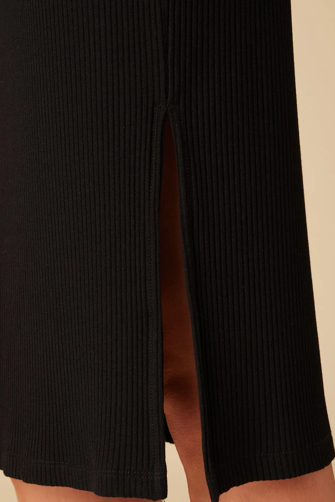 Skirts|Clearance^Amour Vert Vindy Paris Rib Skirt Black