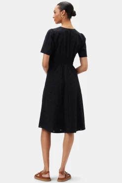 Dresses|Clearance^Amour Vert Violette Organic Cotton Eyelet Dress Black