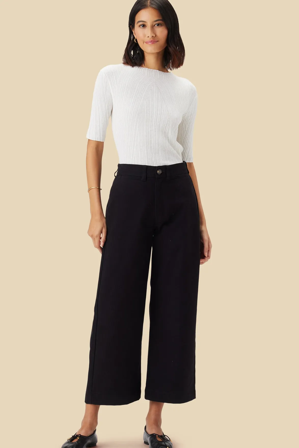 Pants|Clearance^Amour Vert Wide Leg Utility Pant Black