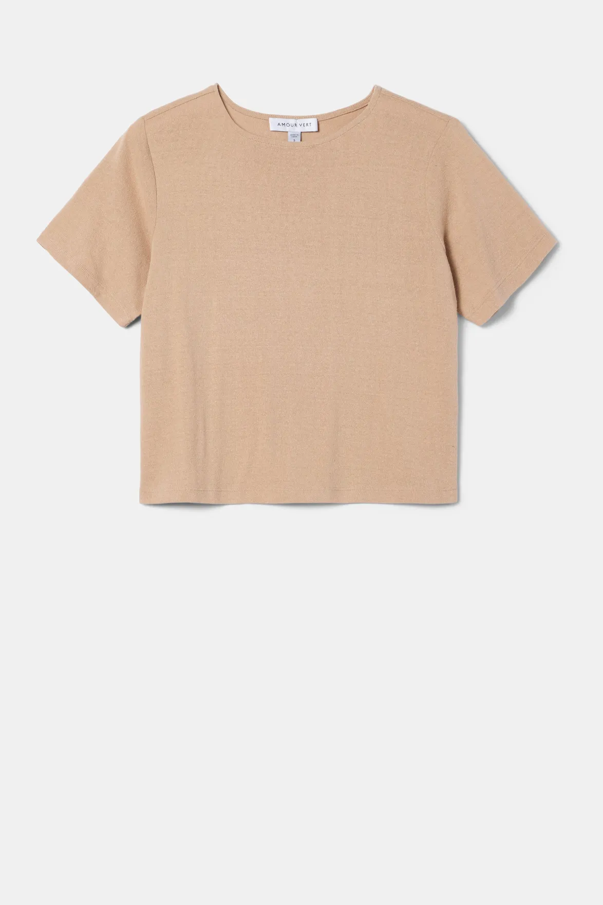 Tops|Tees^Amour Vert Yvette Silk Knit Tee Sand