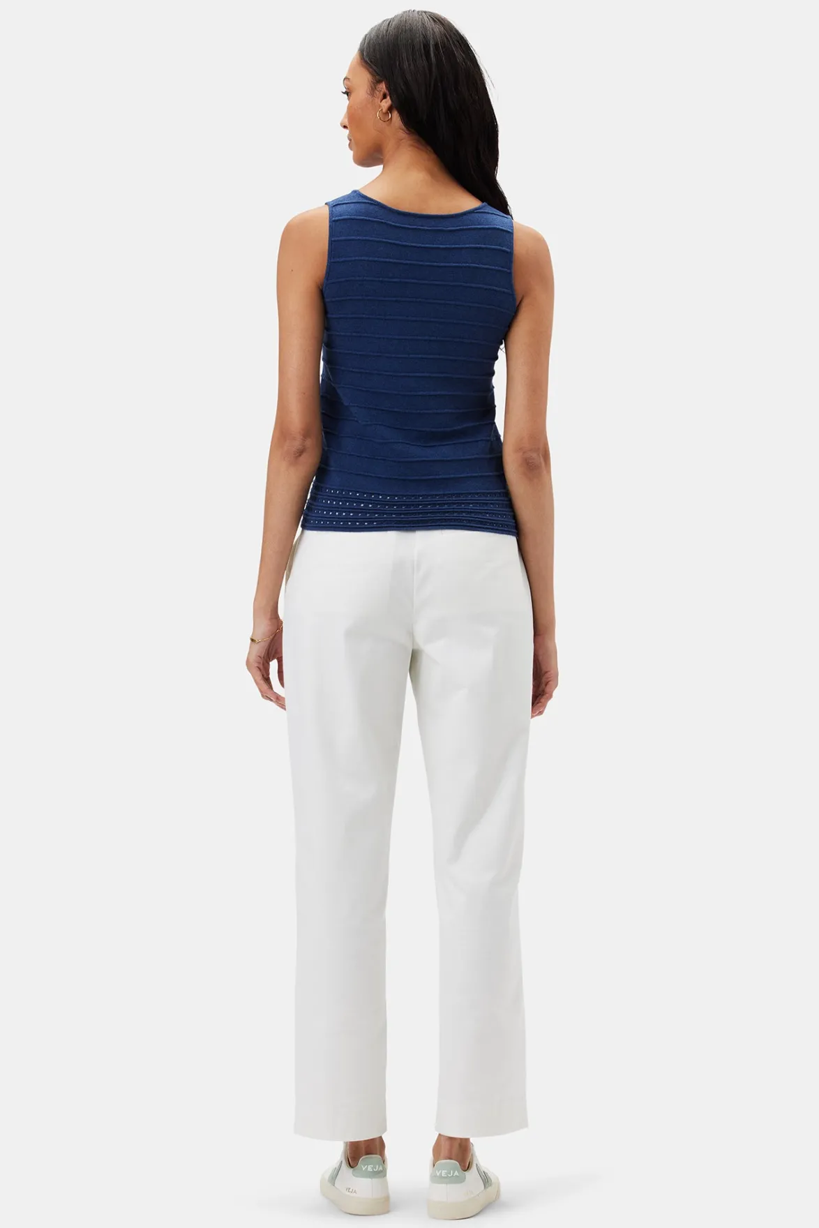 Tops|Clearance^Amour Vert Yvonne Tank NavyBlue