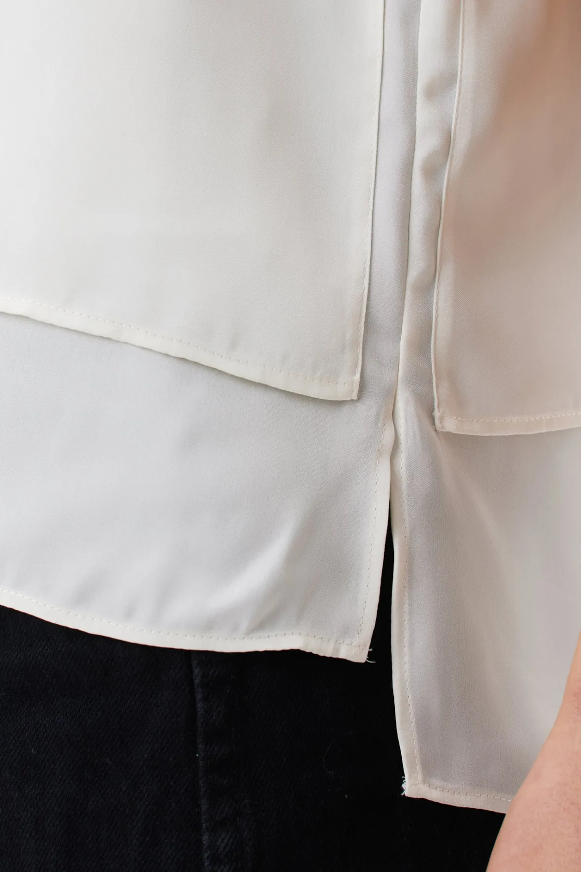 Tops|Clearance^Amour Vert Zola Doubled Tank Ivory