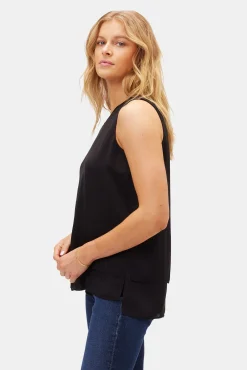 Tops|Clearance^Amour Vert Zola Doubled Tank Black