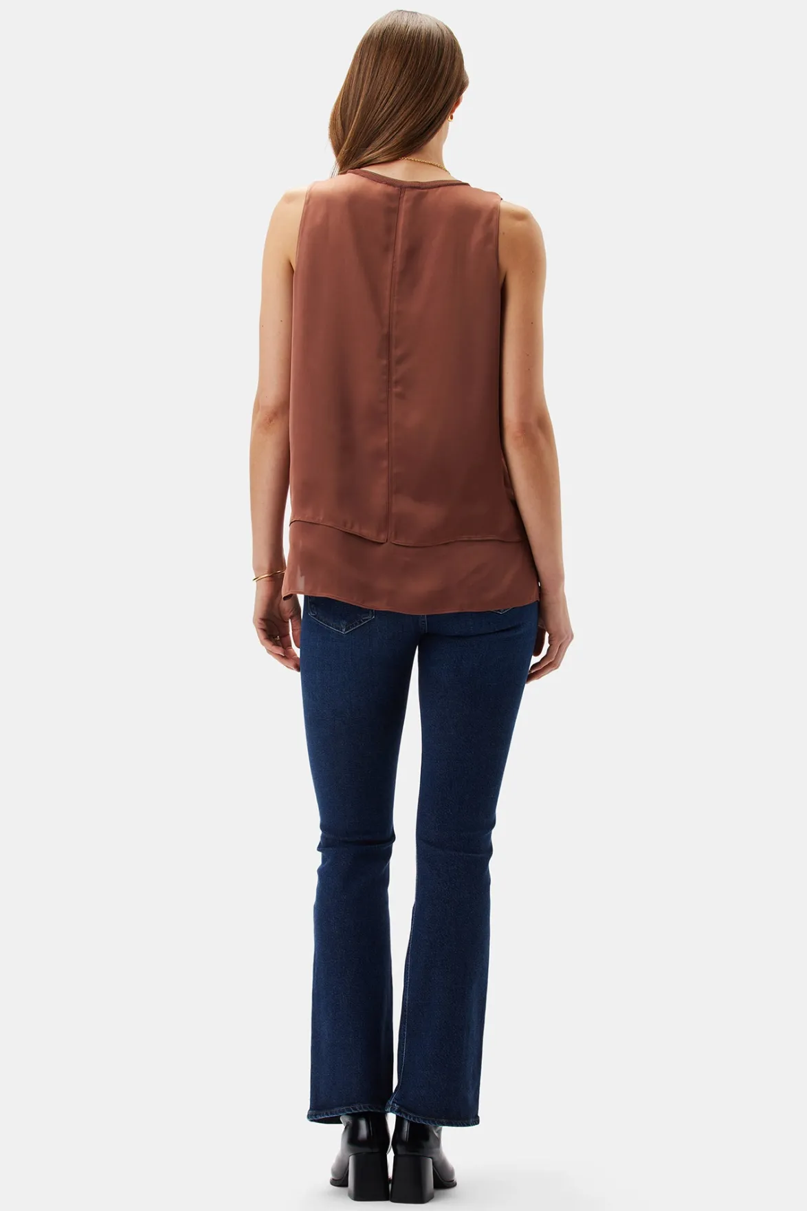 Tops|Clearance^Amour Vert Zola Doubled Tank Cafe